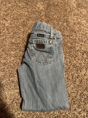 Boys Wrangler Light Blue Boot Cut Jeans